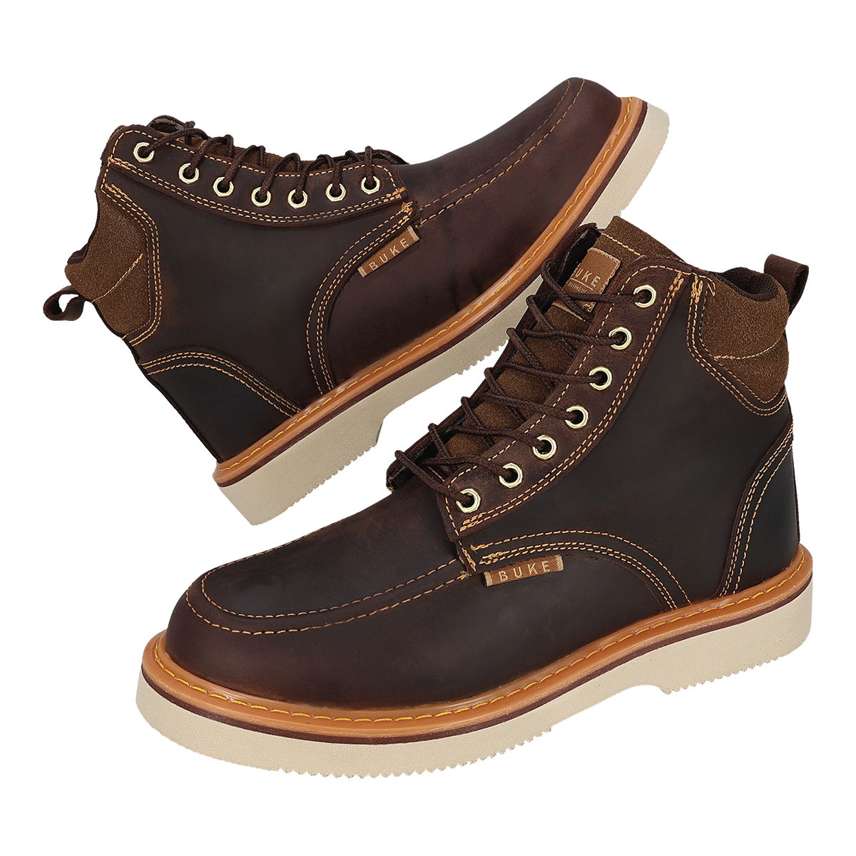 BOTA DE TRABAJO HOMBRE BUKE 2130 CHOCOLATE-OFERTA