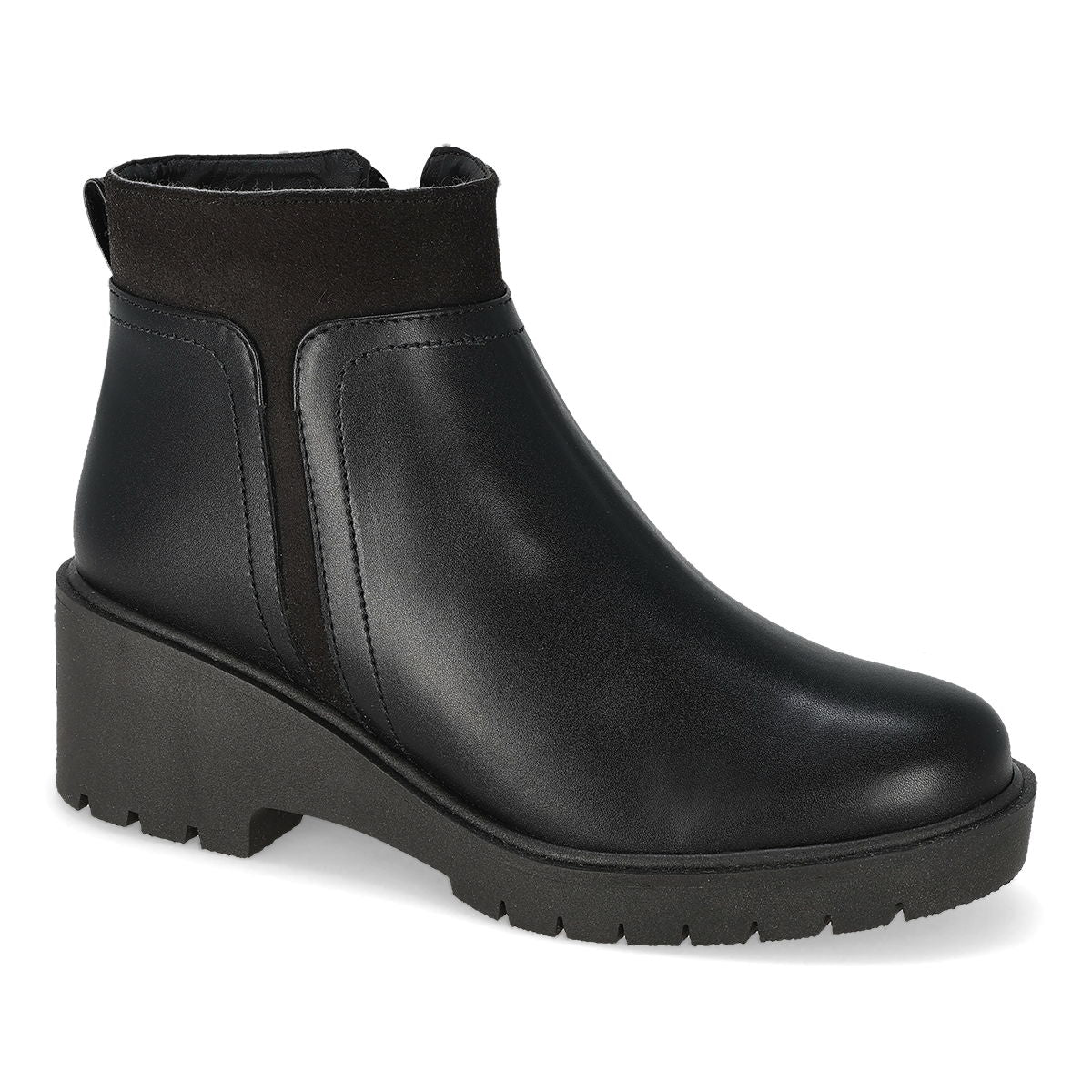BOTA CASUAL MUJER ADIXION 1502 NEGRO -OUTLET