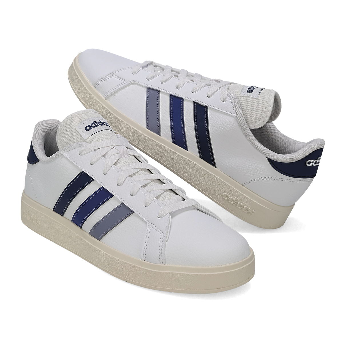 URBANO HOMBRE ADIDAS JH8610 BLANCO/AZUL-OFERTA