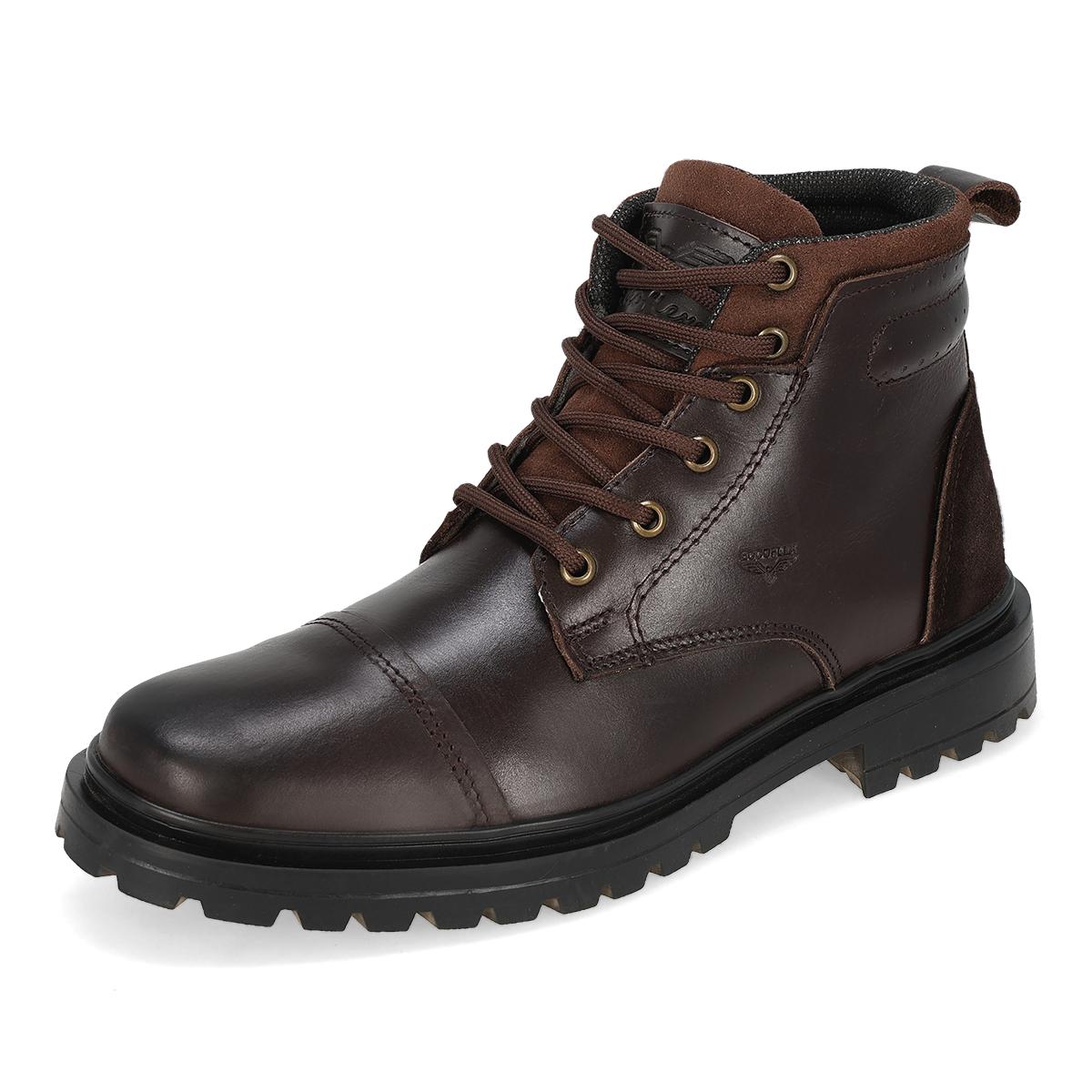 BOTA CASUAL HOMBRE ECCOFLEX 8200 PULL UP CAFE