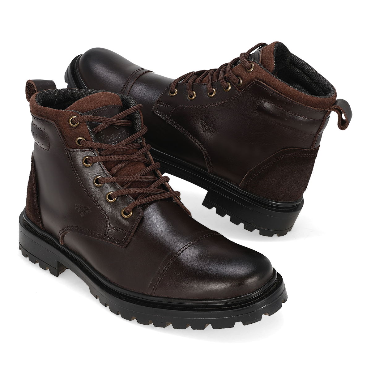 BOTA CASUAL HOMBRE ECCOFLEX 8200 PULL UP CAFE