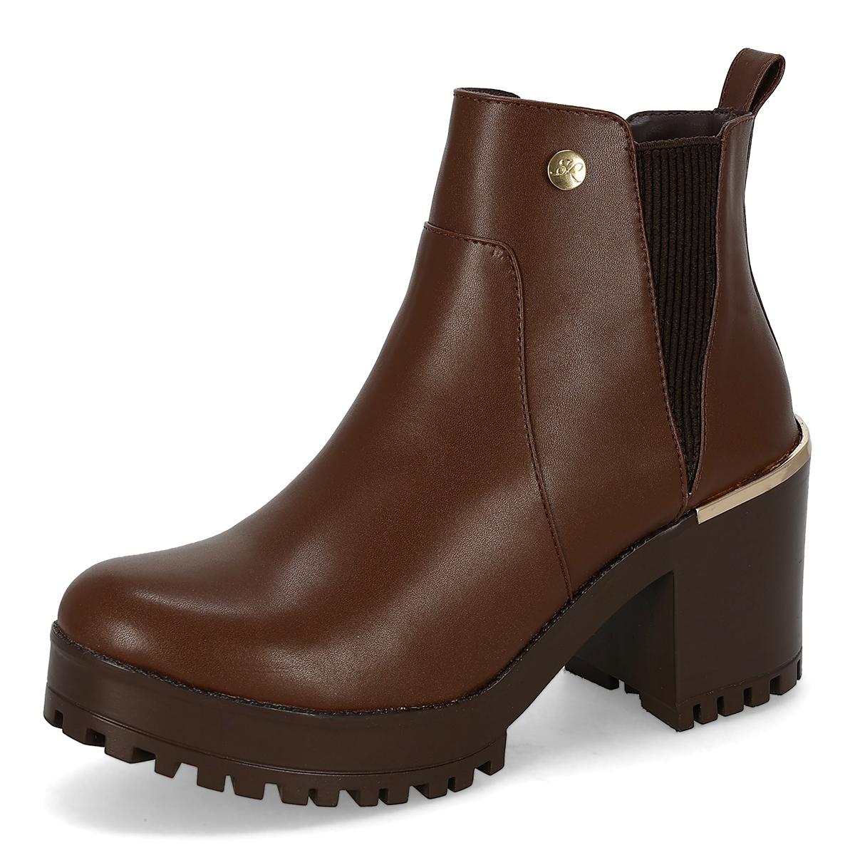 BOTIN TACON MUJER SUZY LOVE 1126 MADERA