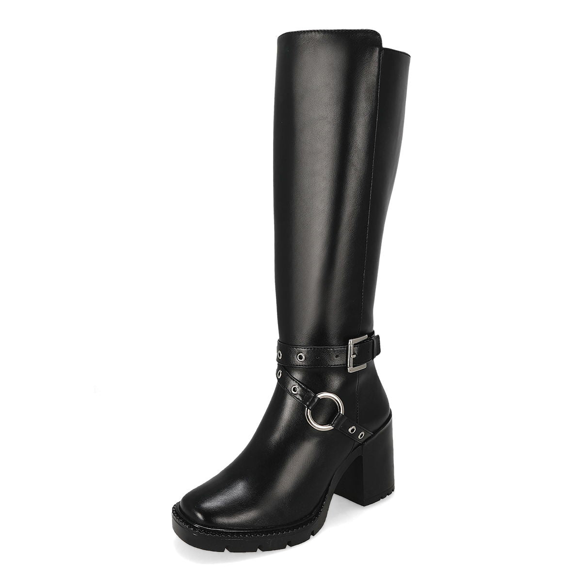 BOTA LARGA TACON MUJER SUZY LOVE 3503 NEGRO