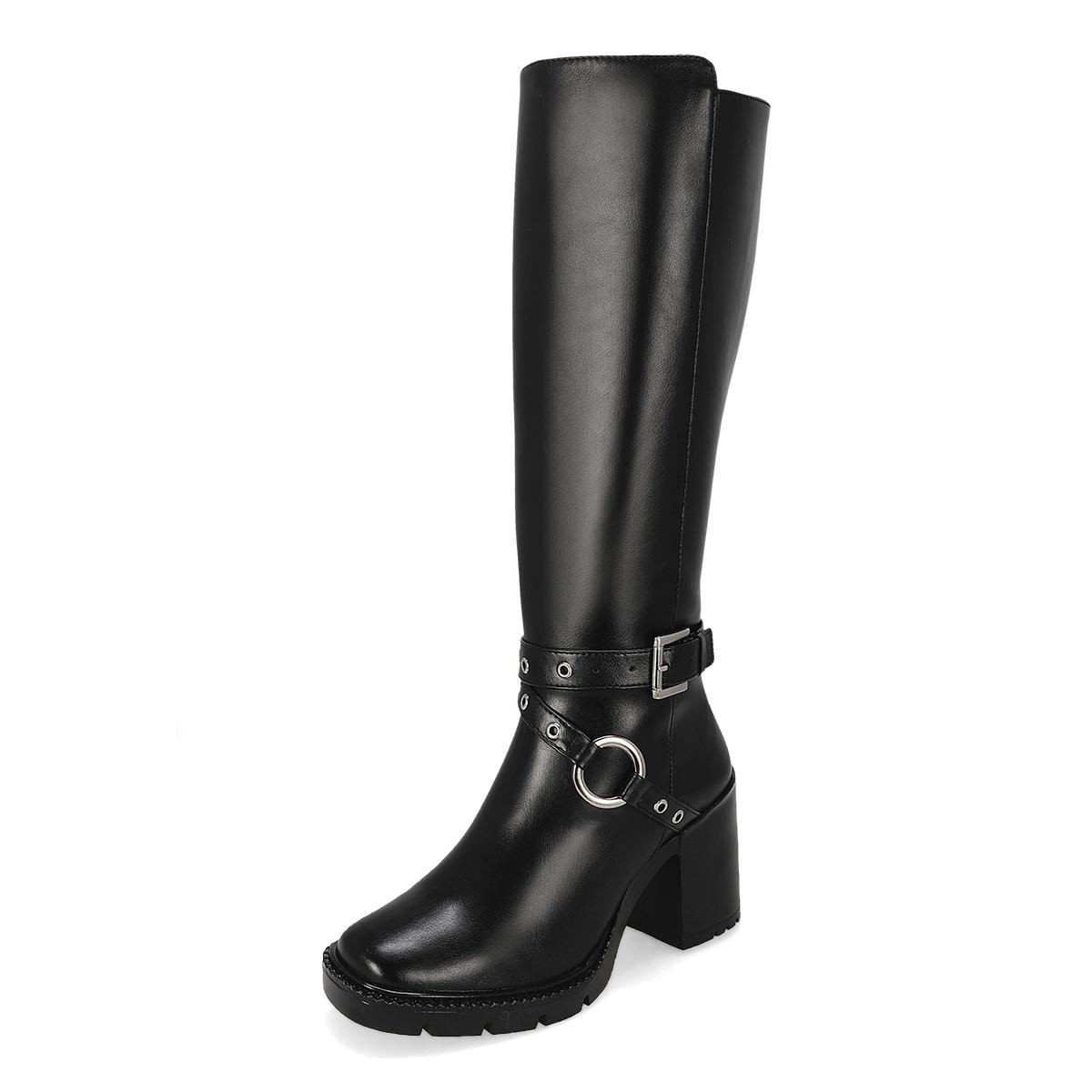 BOTA LARGA TACON MUJER SUZY LOVE 3503 NEGRO-OFERTA
