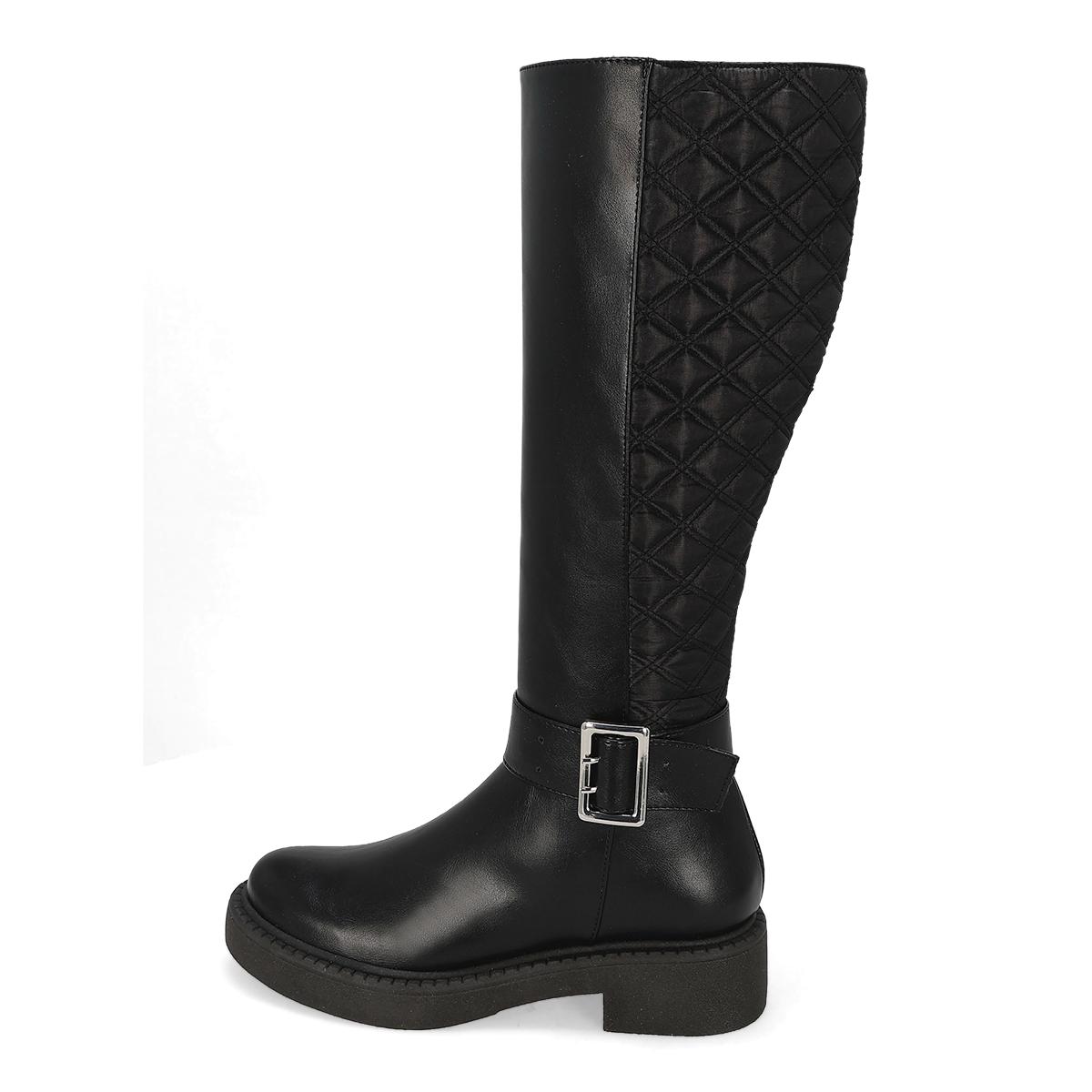 BOTA LARGA PISO MUJER SUZY LOVE 8002 NEGRO-OFERTA