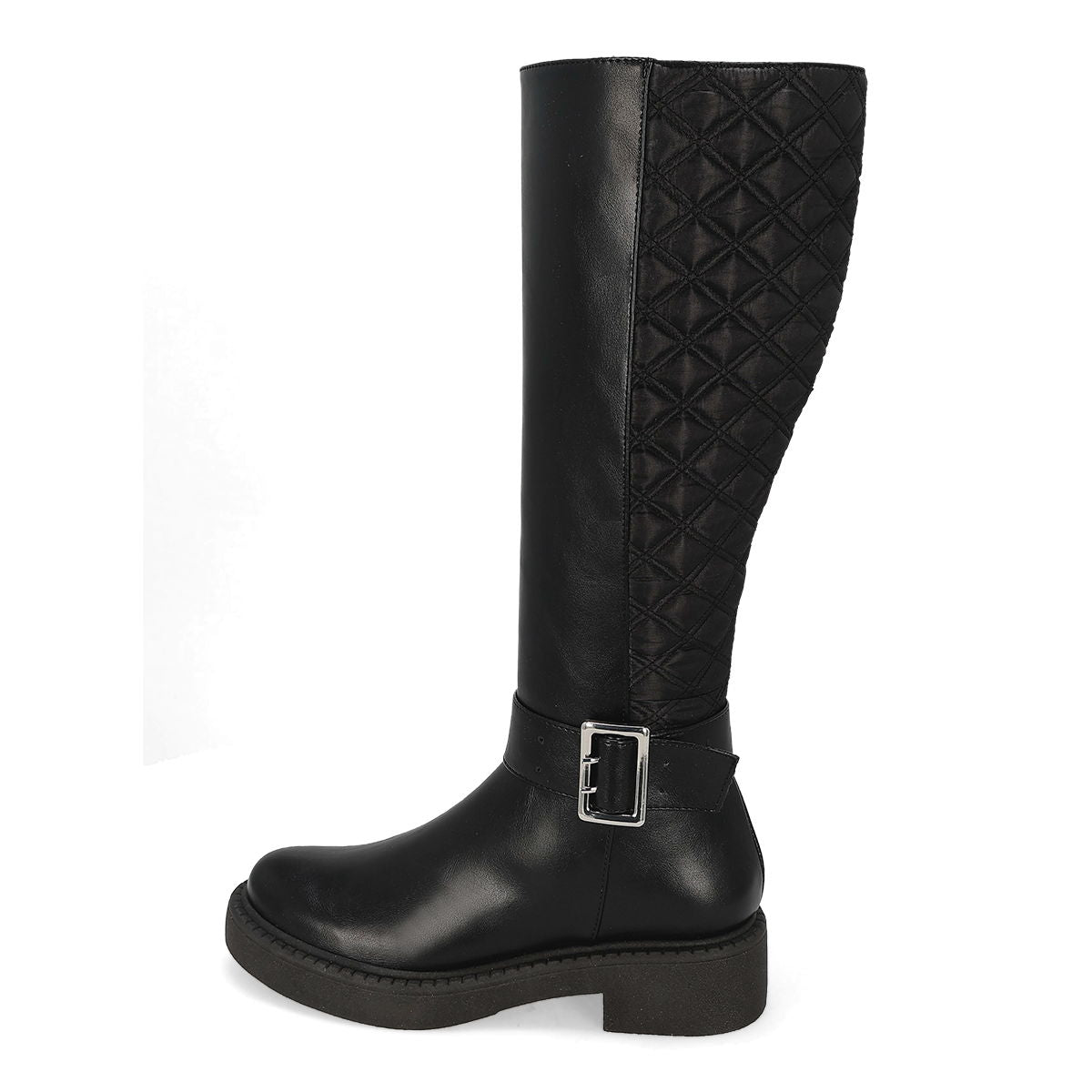 BOTA LARGA PISO MUJER SUZY LOVE 8002 NEGRO