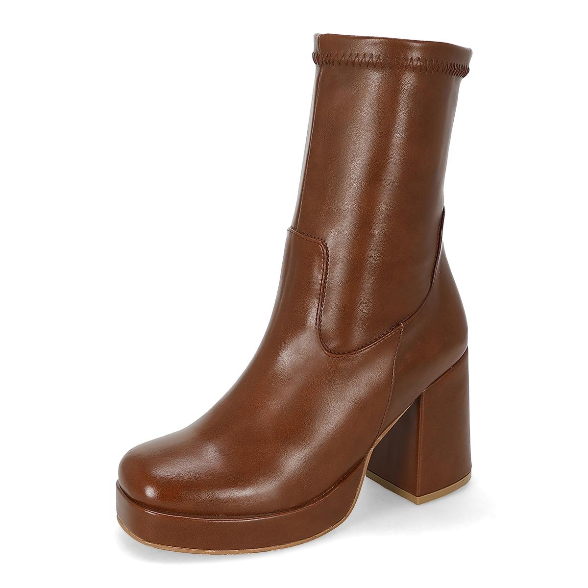 BOTIN TACON MUJER SUZY LOVE 8502 MADERA-OFERTA