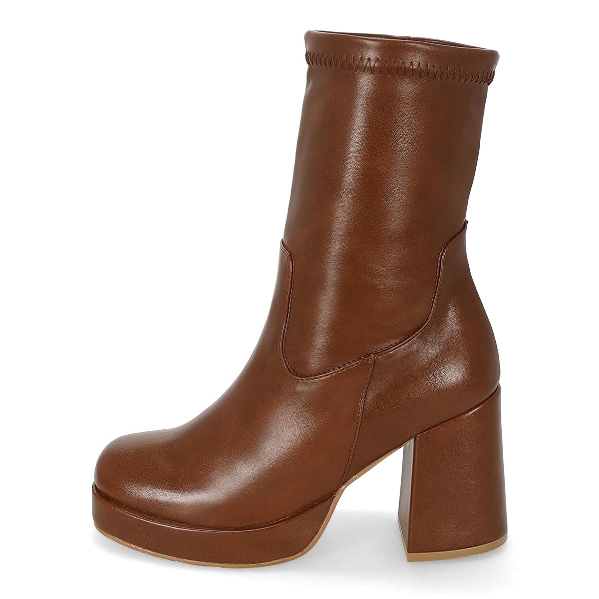 BOTIN TACON MUJER SUZY LOVE 8502 MADERA