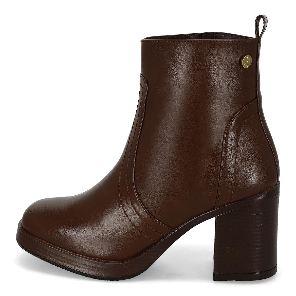 BOTIN TACON MUJER SUZY LOVE 9501 CASTAÑA-OFERTA
