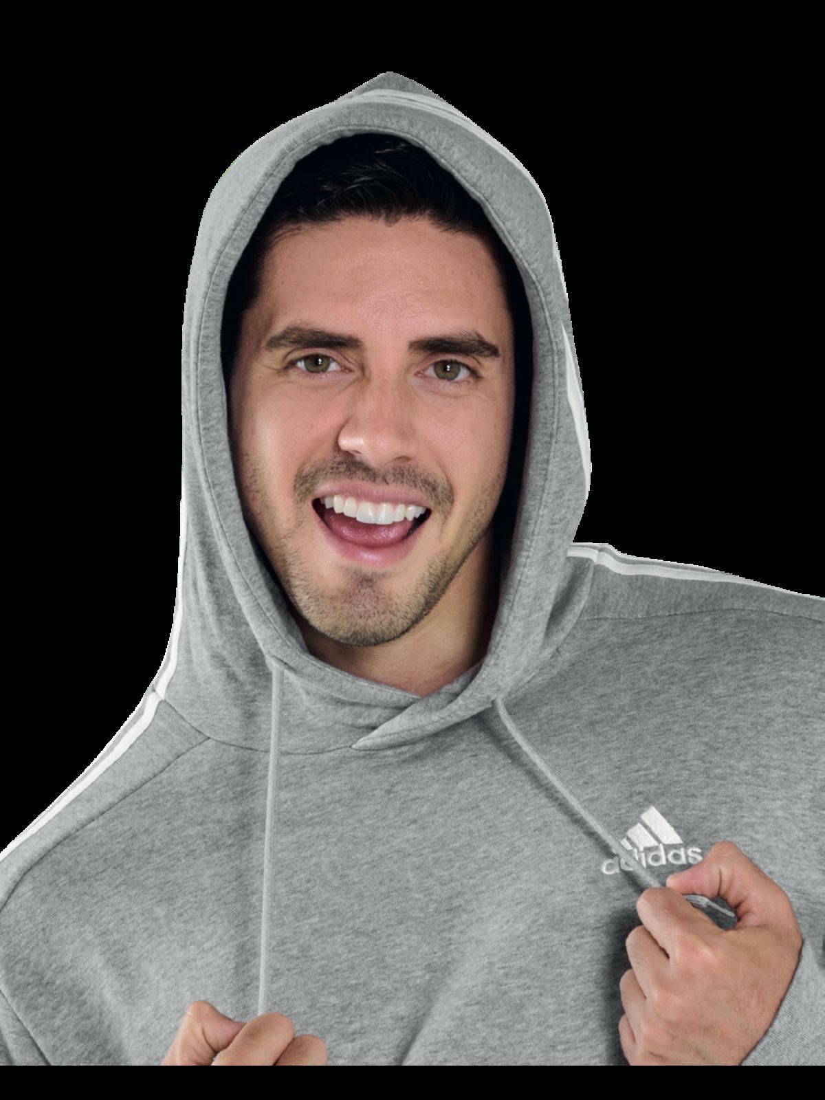 SUDADERA HOMBRE ADIDAS WEAR IC0437 GRIS-OUTLET