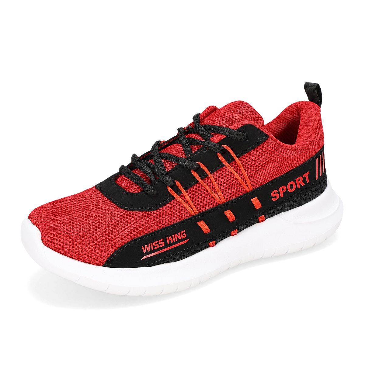 DEPORTIVO INFANTIL LWISS 090 ROJO/NEGRO