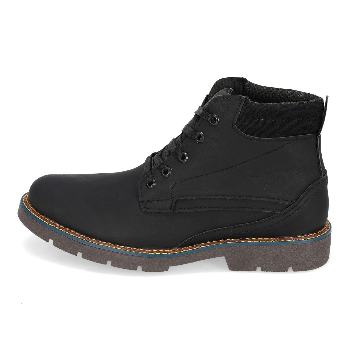 BOTA CASUAL HOMBRE ADRIANO BORZANI 450 NEGRO-OFERTA