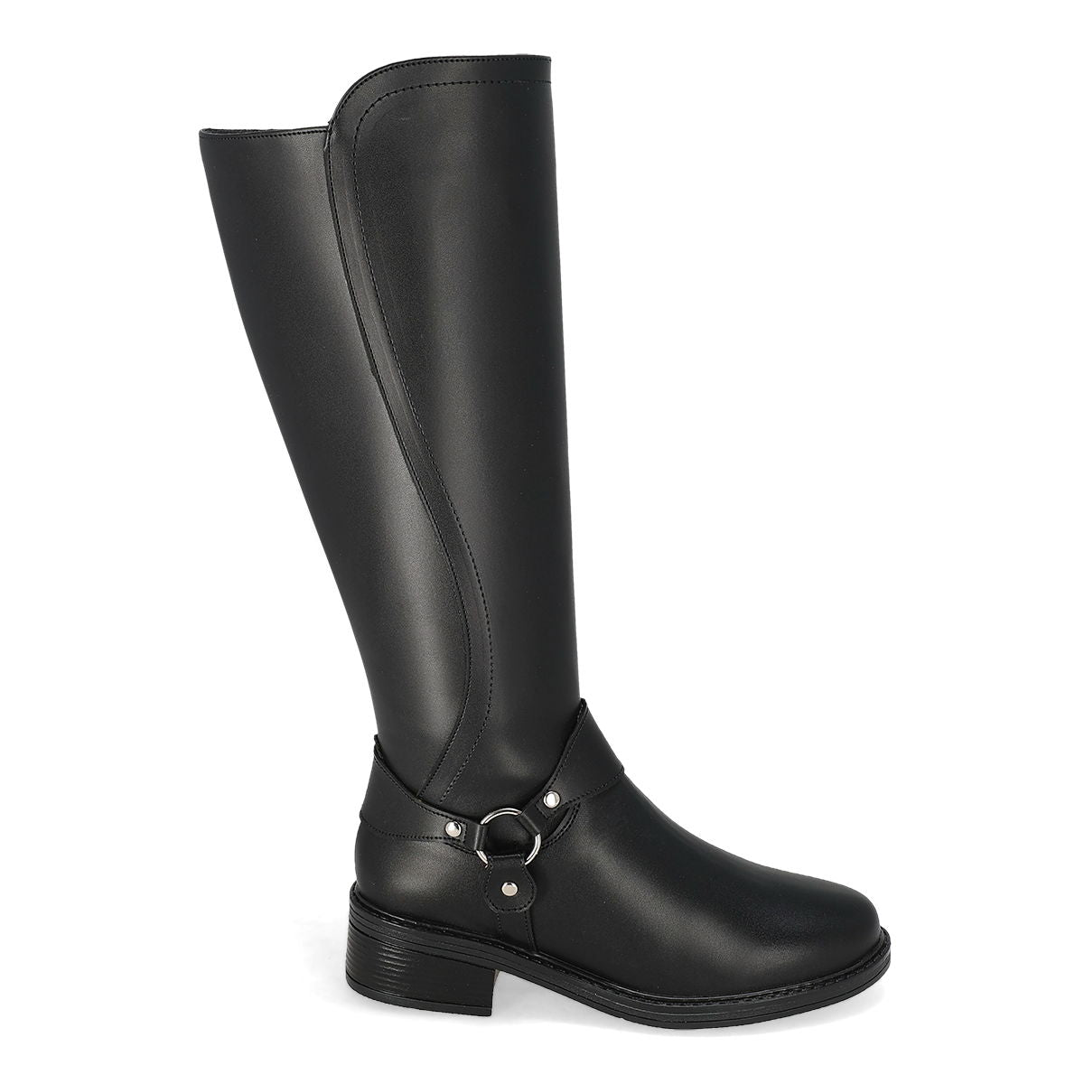 BOTA LARGA PISO MUJER EXESSO 6012 NEGRO
