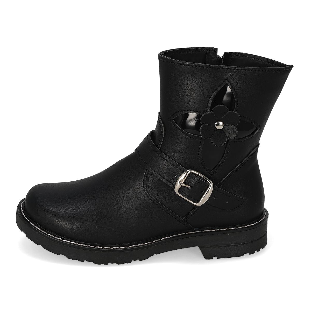 BOTA CASUAL INFANTIL ALONDRA 028 NEGRO