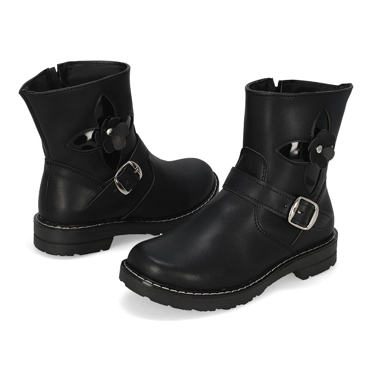 BOTA CASUAL INFANTIL ALONDRA 028 NEGRO