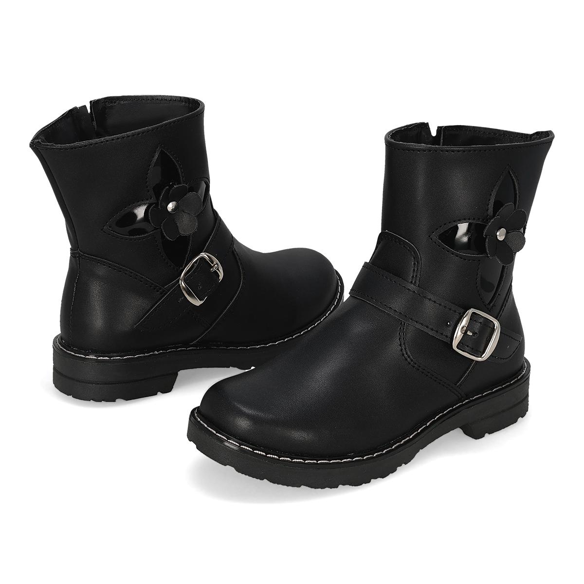 BOTA CASUAL INFANTIL ALONDRA 028 NEGRO