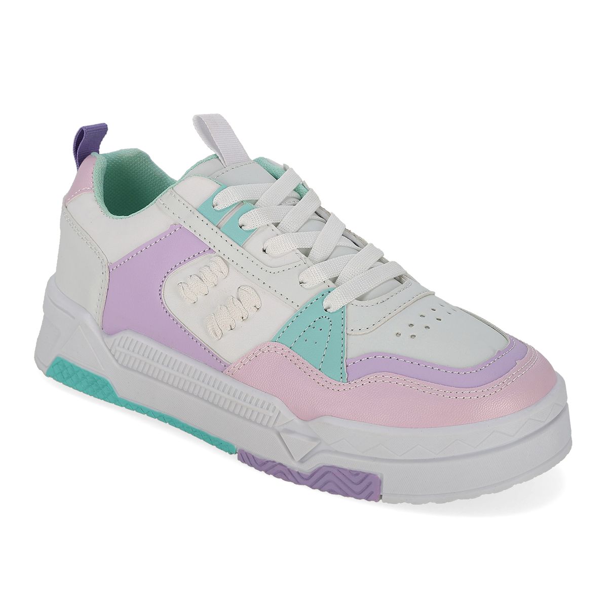 URBANO MUJER SHOES ART 549 BLANCO/ROSA/AQUA-OUTLET