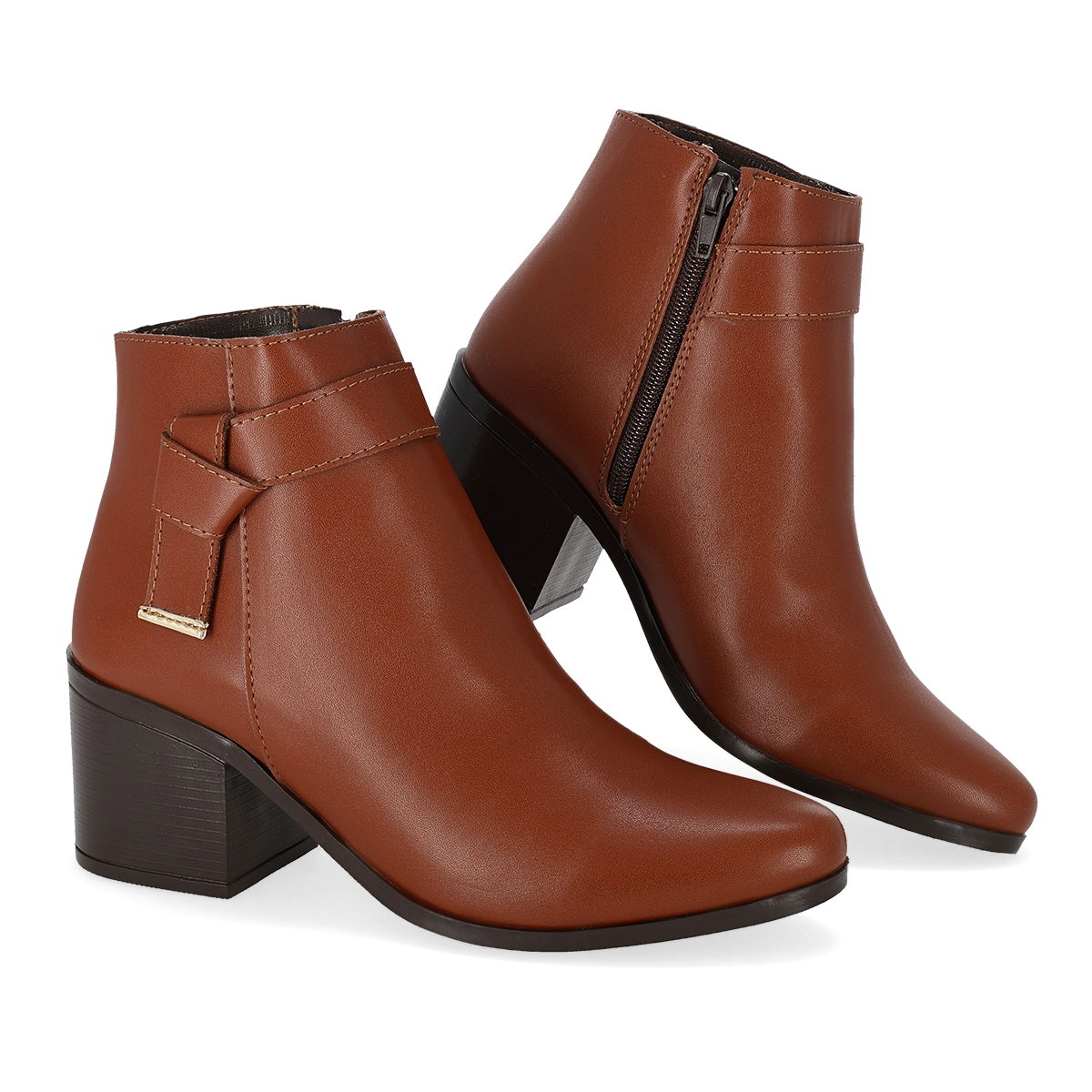 BOTIN TACON MUJER FAR 114 TAN -OUTLET