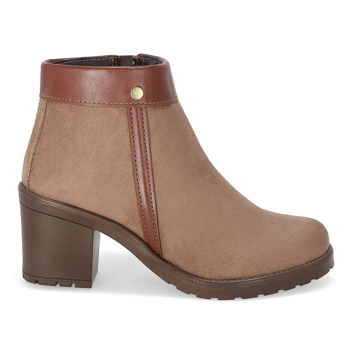 BOTIN TACON MUJER FAR 237 NUTRIA -OFERTA