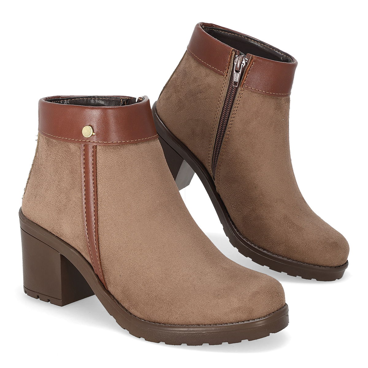BOTIN TACON MUJER FAR 237 NUTRIA -OUTLET