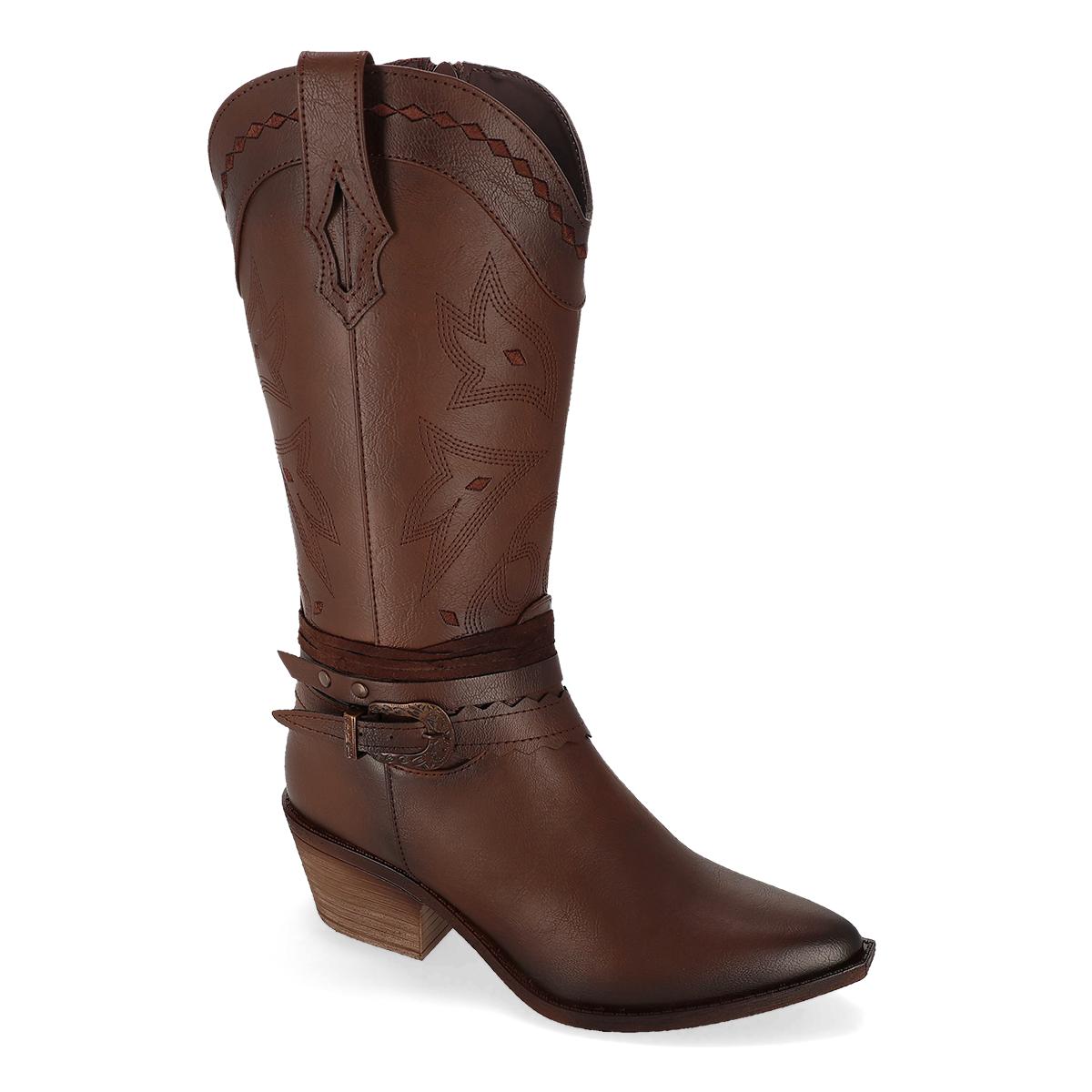 BOTA VAQUERA MUJER MAQUECH 8020 MOKA