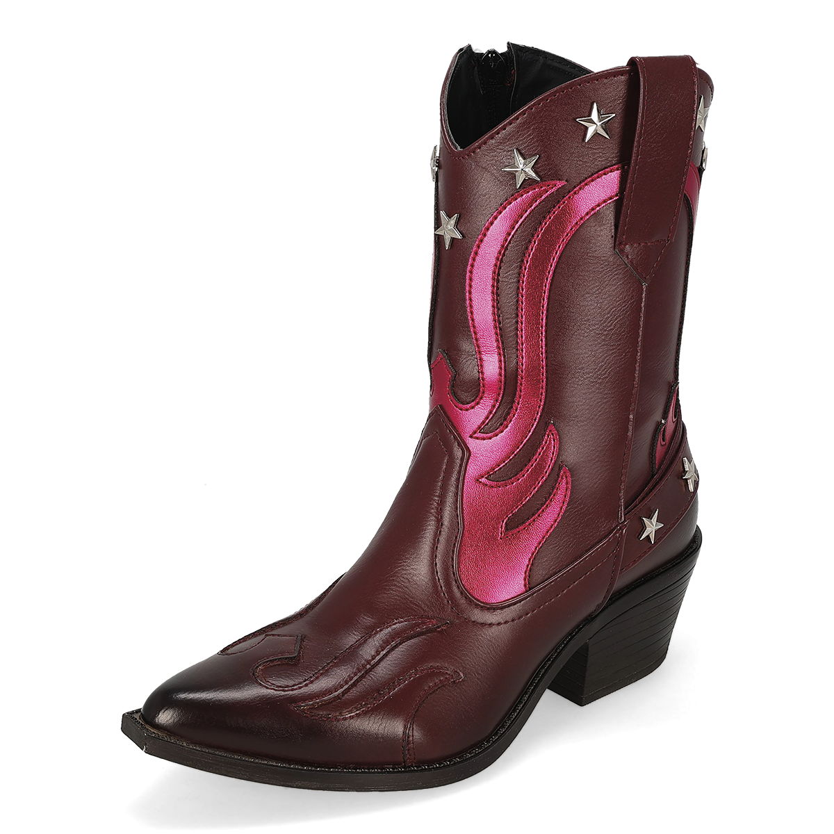 BOTA VAQUERA MUJER MAQUECH 8065 VINO-OUTLET
