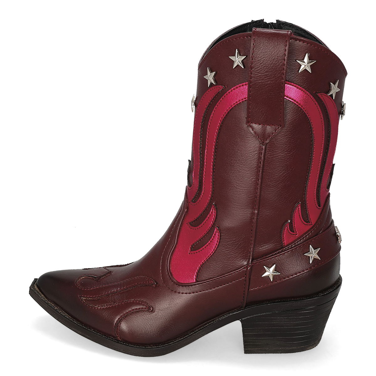 BOTA VAQUERA MUJER MAQUECH 8065 VINO-OUTLET