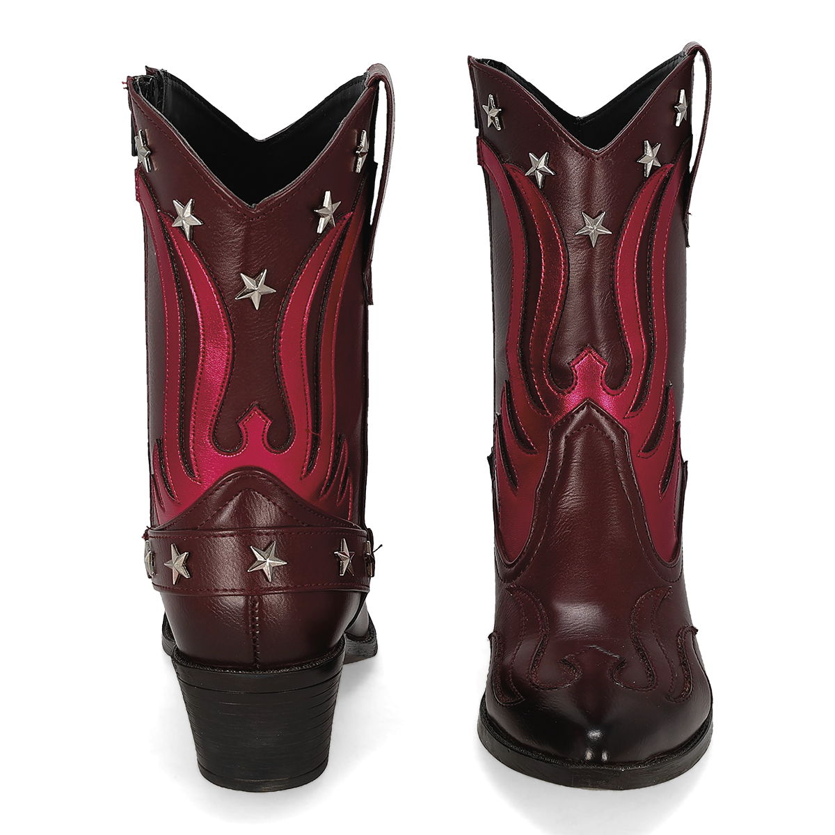 BOTA VAQUERA MUJER MAQUECH 8065 VINO-OUTLET