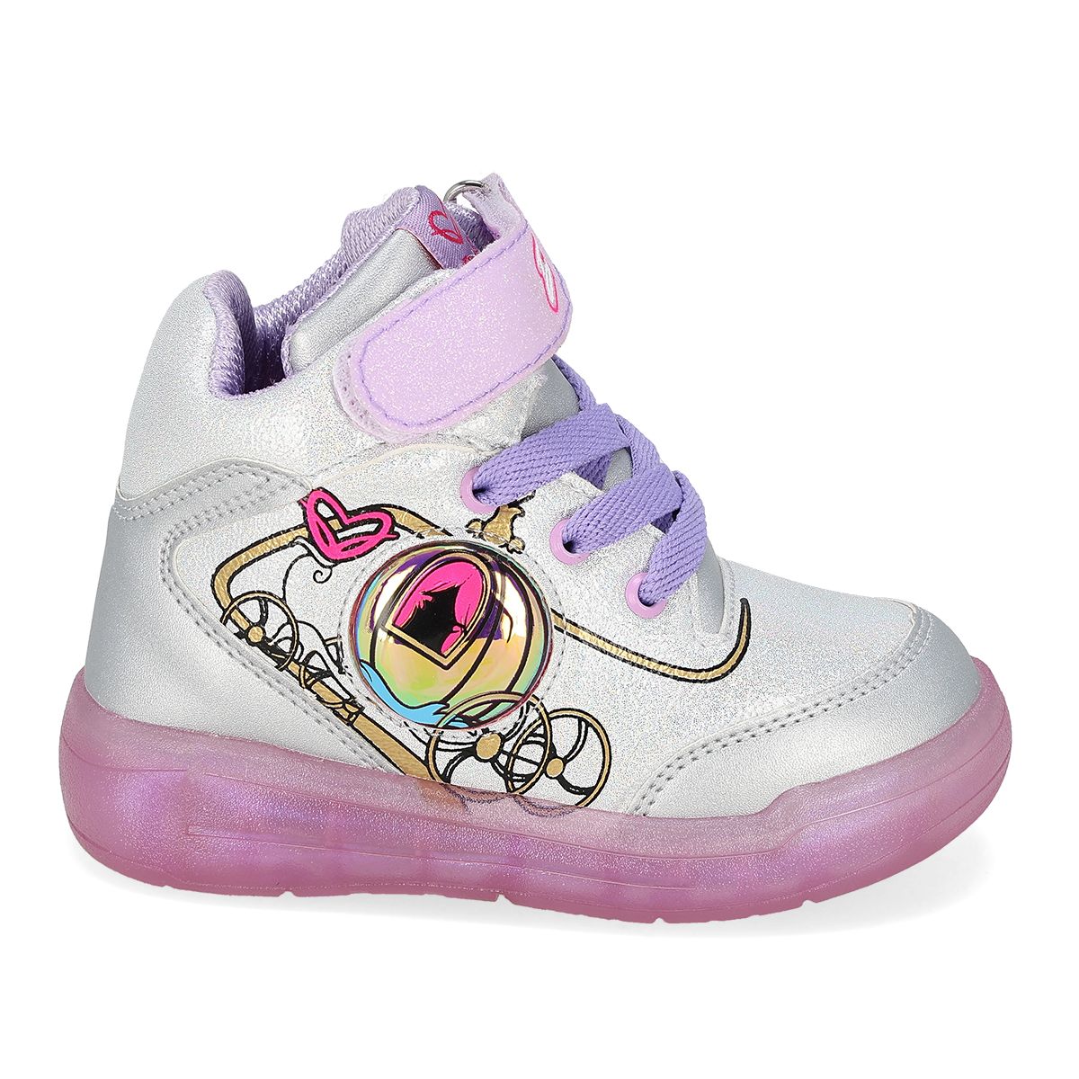 TENIS CON LUCES INFANTIL ATROM CARRY PLATA-OUTLET