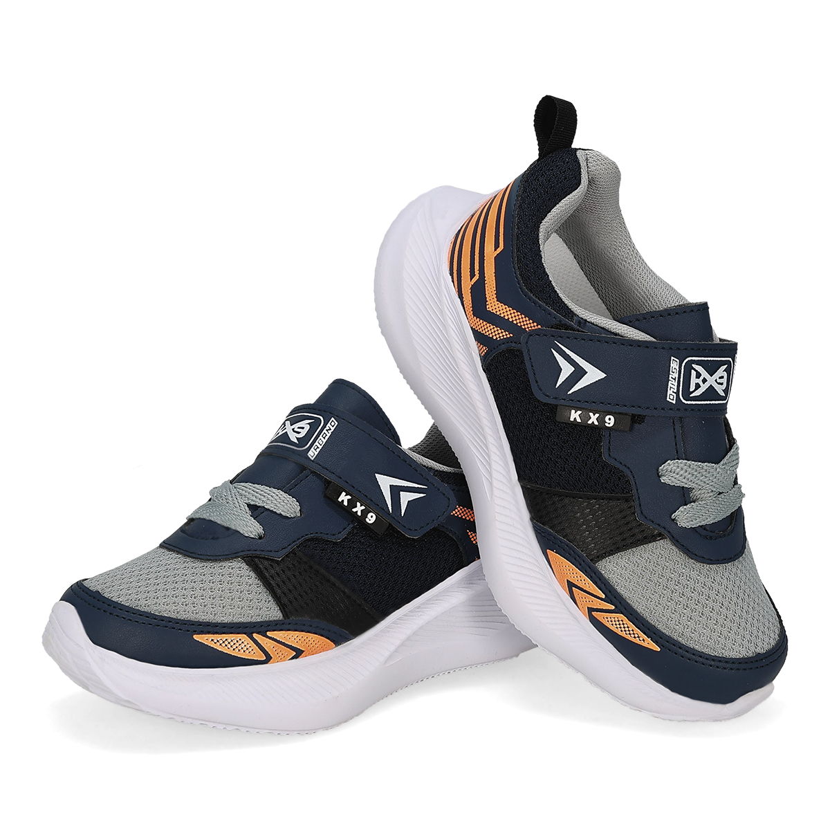 DEPORTIVO INFANTIL KX9 1538 MARINO/NARANJA/GRIS-OUTLET