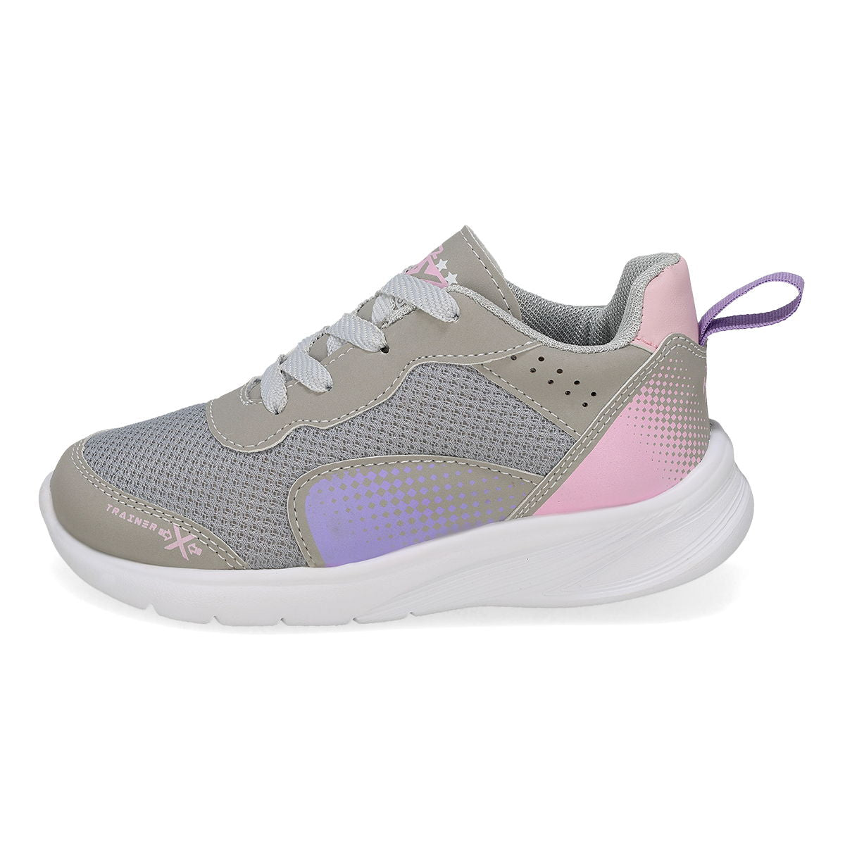 DEPORTIVO INFANTIL KX9 1813 GRIS/ROSA