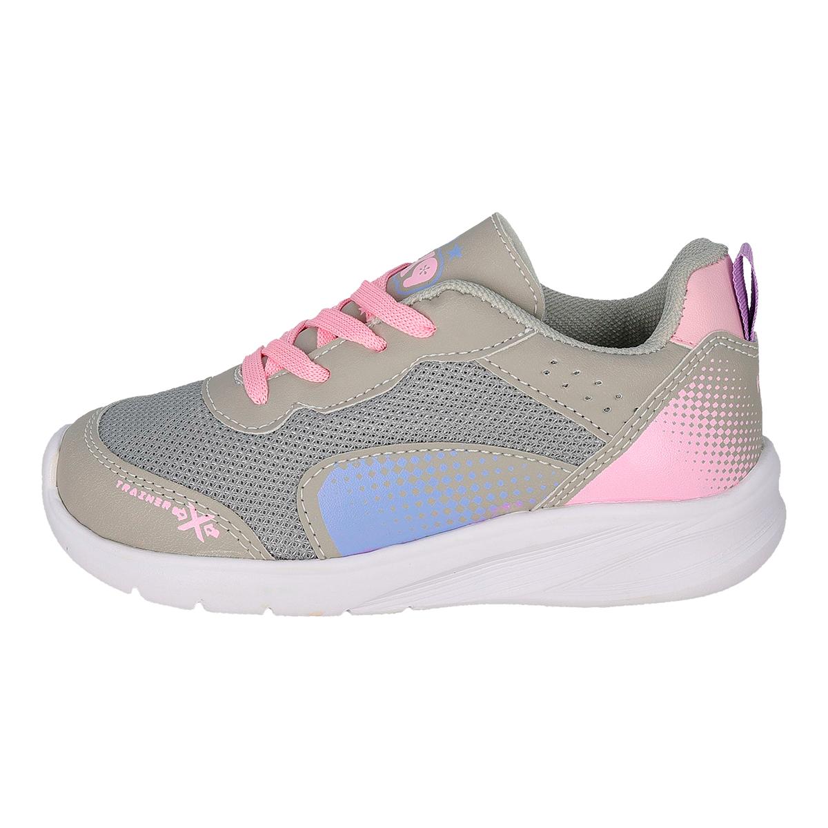 DEPORTIVO INFANTIL KX9 1813 GRIS/ROSA