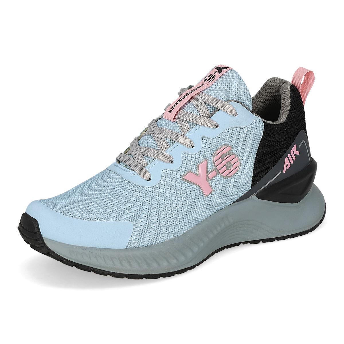 DEPORTIVO MUJER Y-6 870 CELESTE/ROSA