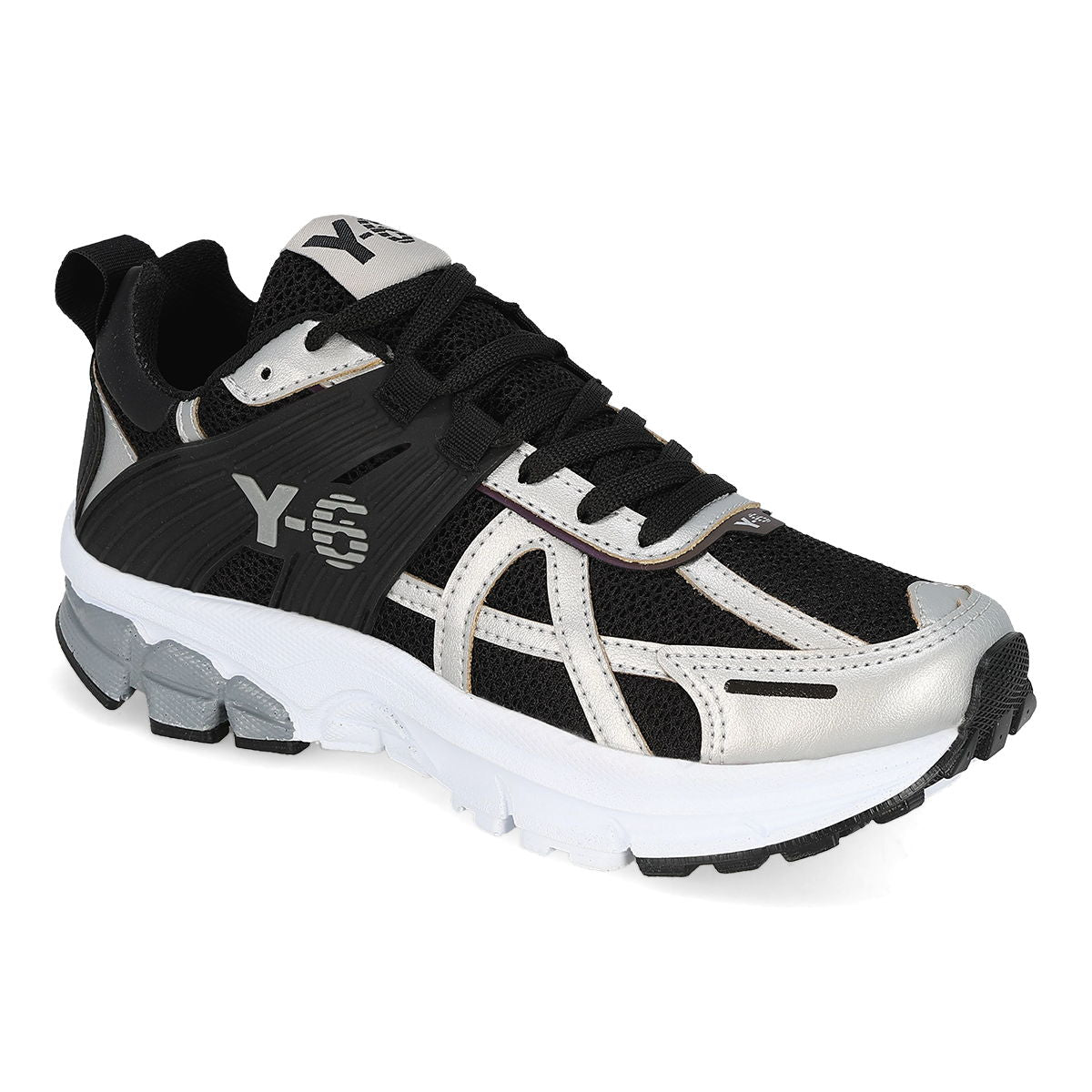 DEPORTIVO MUJER Y-6 880 NEGRO/PLATA-OUTLET