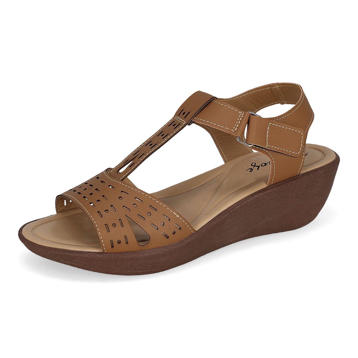 SANDALIA PLATAFORMA MUJER MOA VOGE 133 AVELLANA-OUTLET