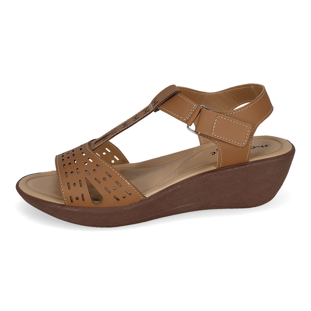 SANDALIA PLATAFORMA MUJER MOA VOGE 133 AVELLANA-OUTLET
