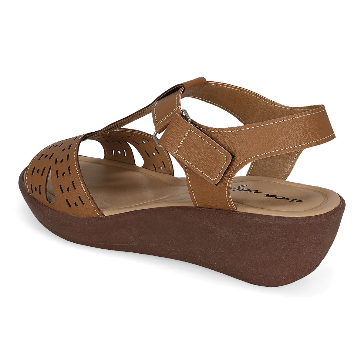 SANDALIA PLATAFORMA MUJER MOA VOGE 133 AVELLANA-OUTLET