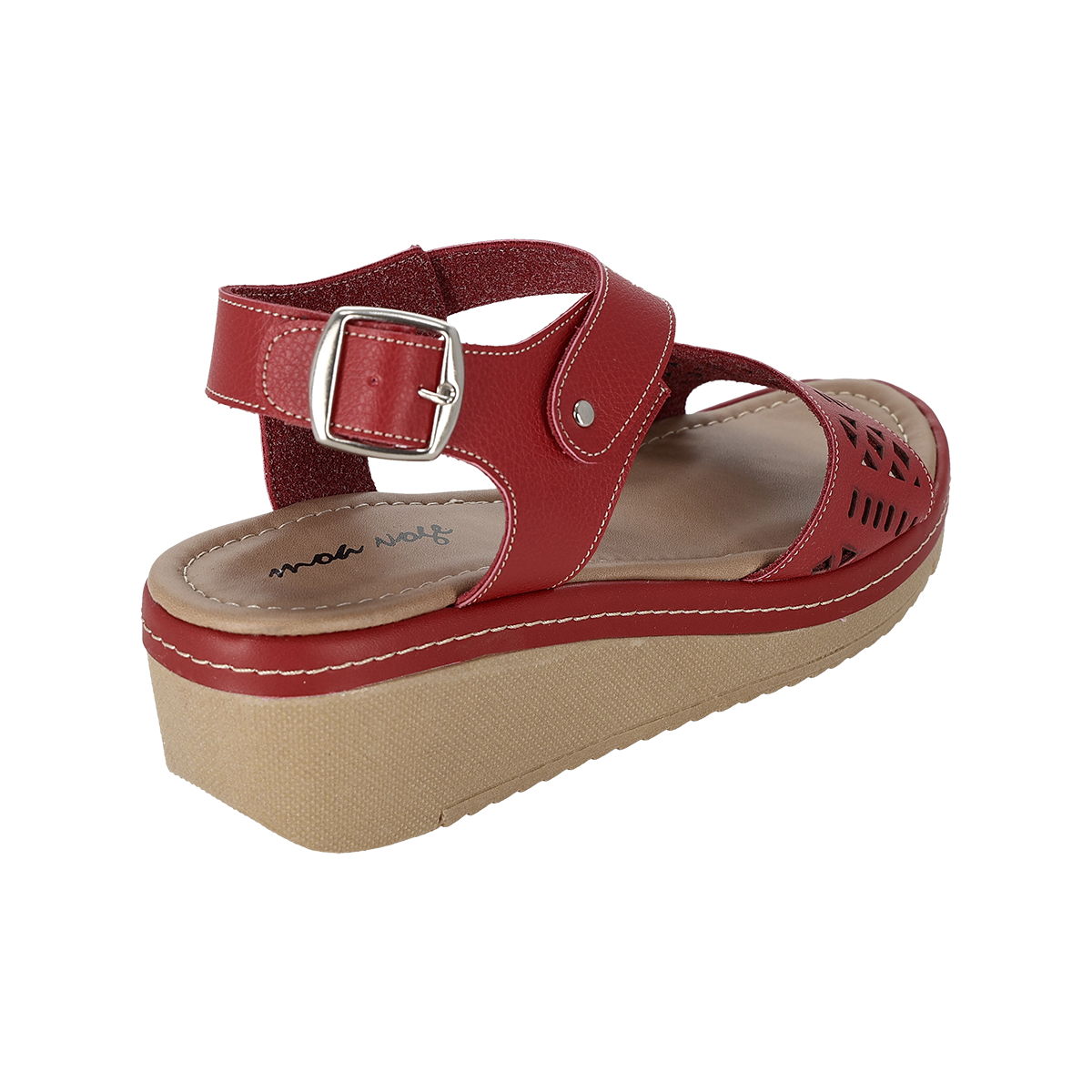 SANDALIA PLATAFORMA MUJER MOA VOGE 207 ROJO-OUTLET