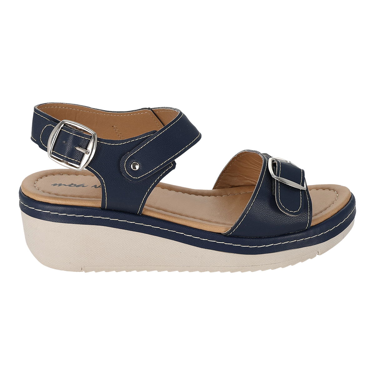 SANDALIA PLATAFORMA MUJER MOA VOGE 209 MARINO-OFERTA