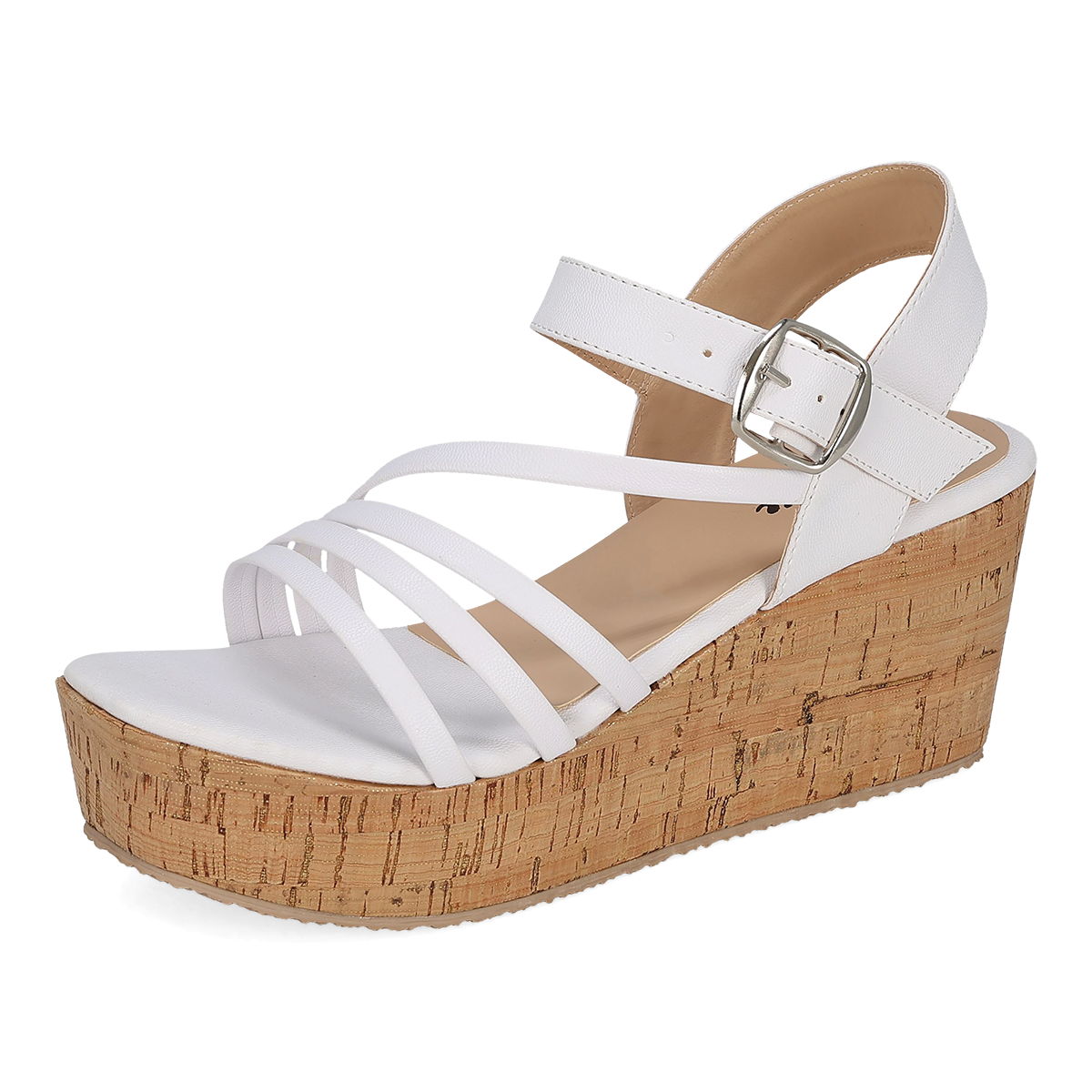 SANDALIA PLATAFORMA MUJER MOA VOGE 516 BLANCO-OUTLET