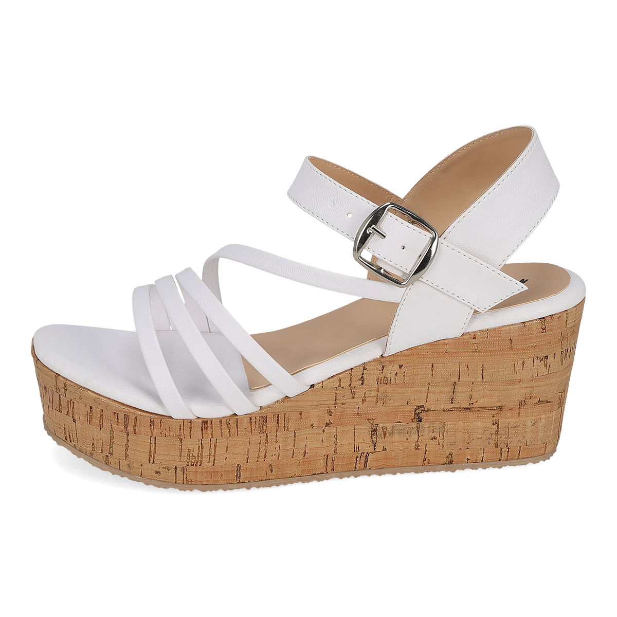 SANDALIA PLATAFORMA MUJER MOA VOGE 516 BLANCO-OUTLET