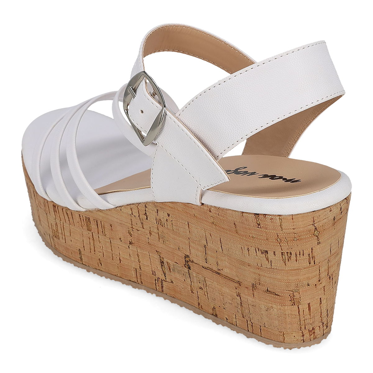 SANDALIA PLATAFORMA MUJER MOA VOGE 516 BLANCO-OUTLET