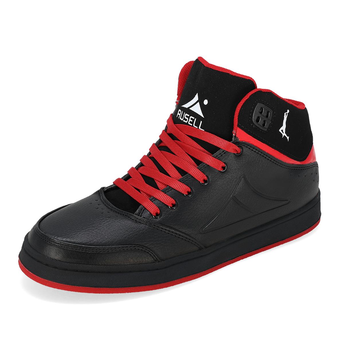 URBANO HOMBRE RUSELL 412 NEGRO/ROJO