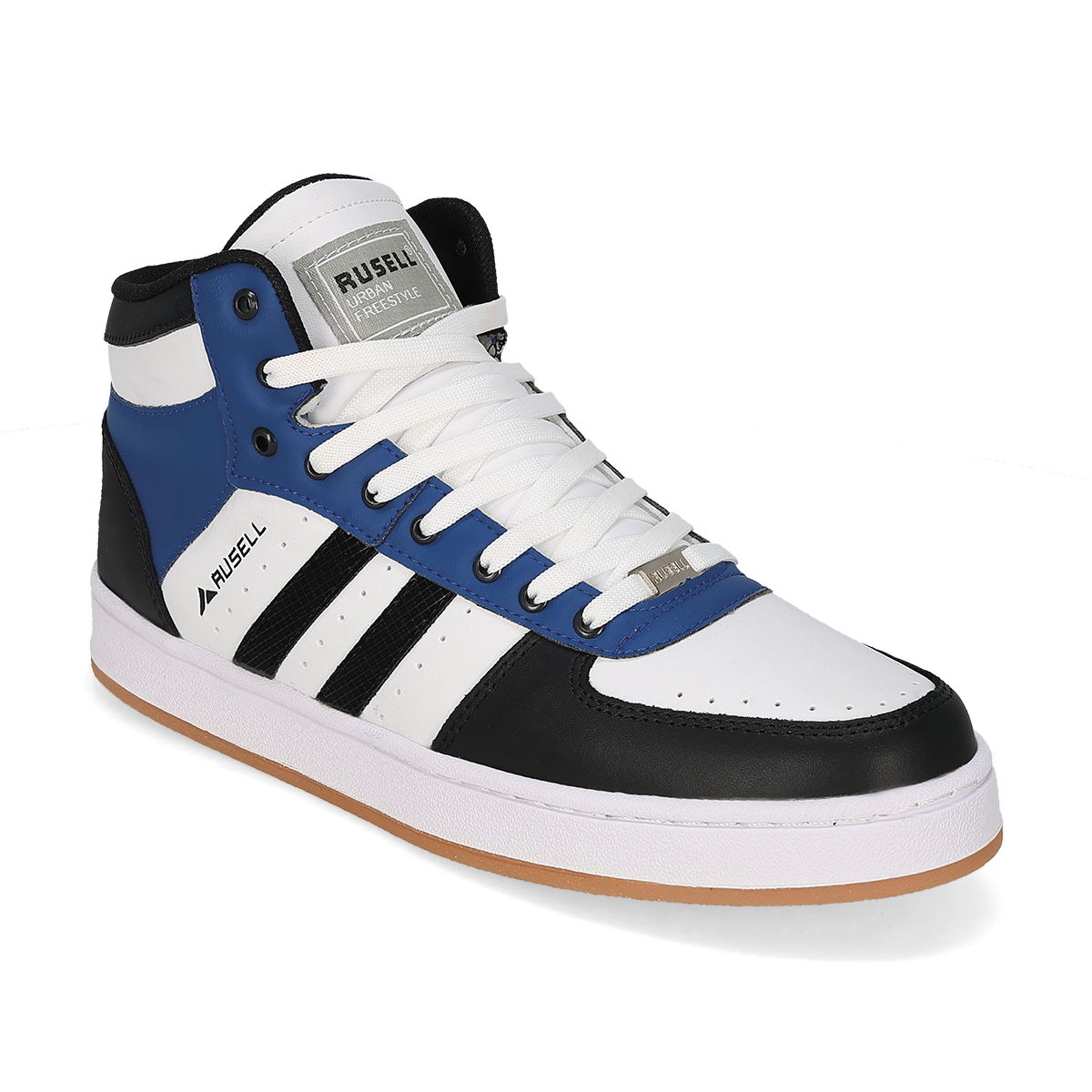URBANO HOMBRE RUSELL 456 BLANCO/NEGRO/REY-OUTLET