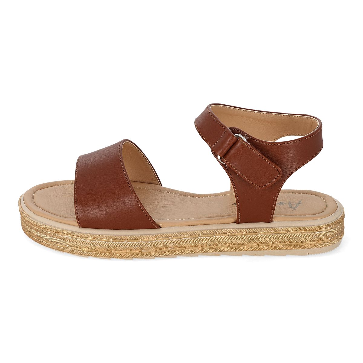 SANDALIA PISO MUJER ANGELA 40-02 CAMEL-OUTLET