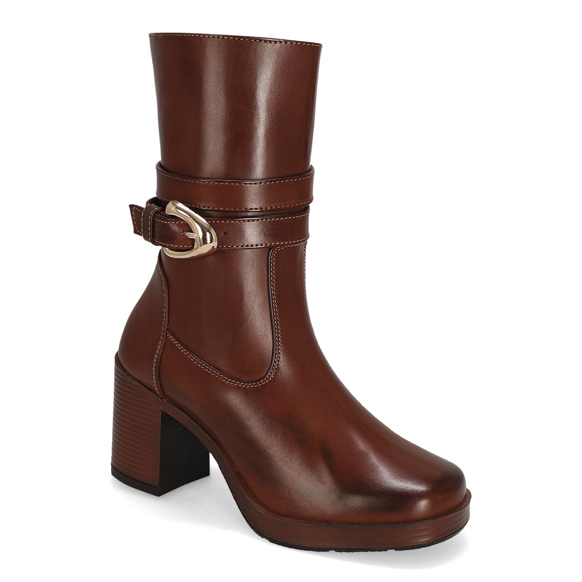 BOTA DE TACON MUJER GISELLE COLLECTION 5202 MOKA