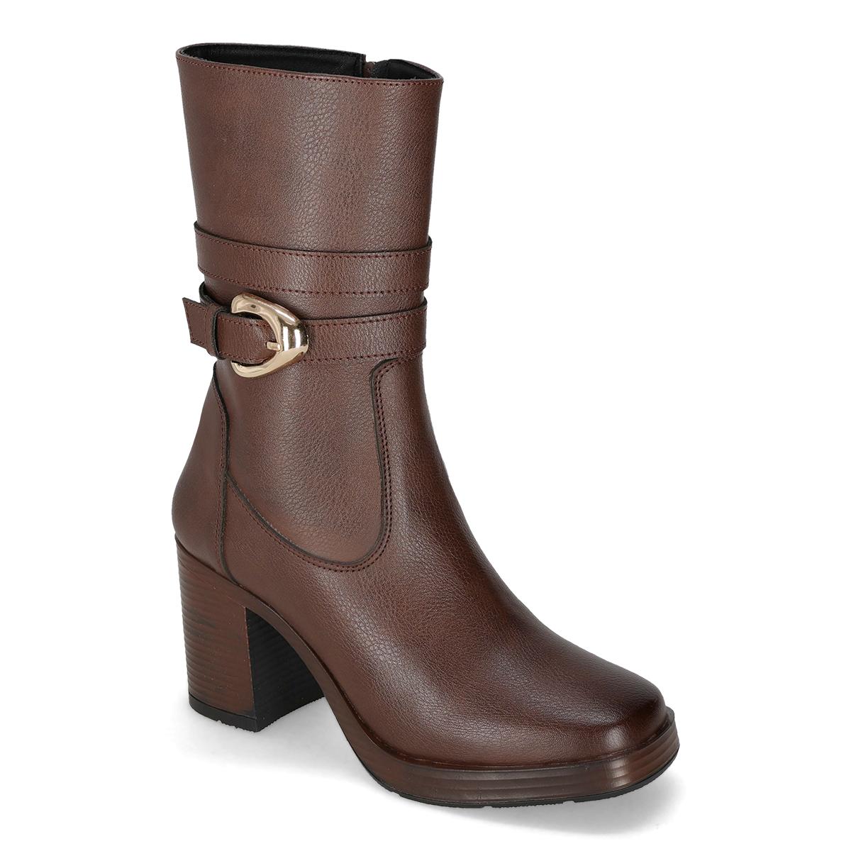 BOTA DE TACON MUJER EXESSO 5202 MOKA