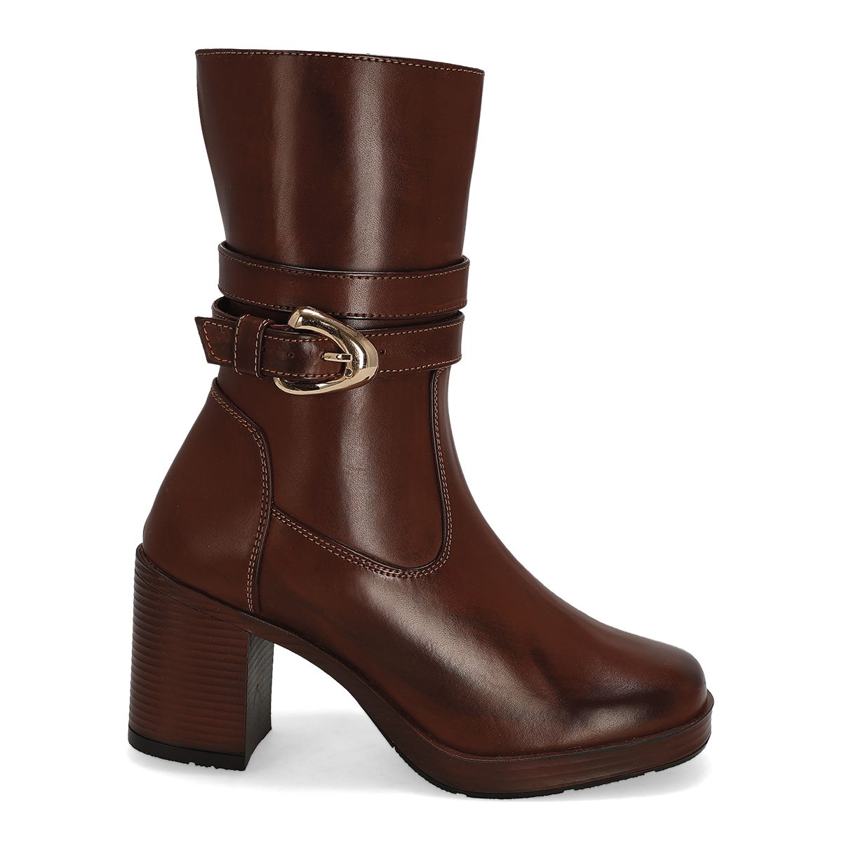 BOTA DE TACON MUJER GISELLE COLLECTION 5202 MOKA