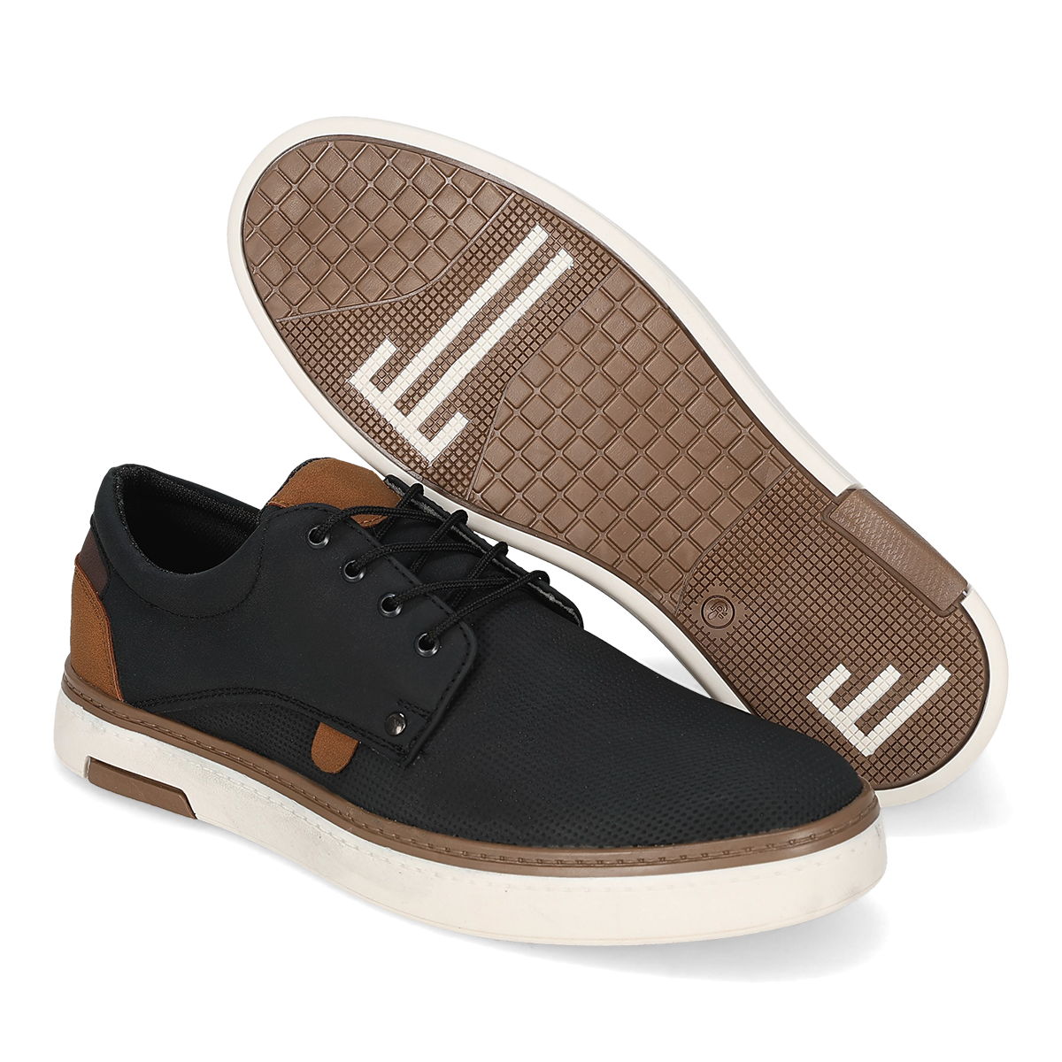 CASUAL HOMBRE EMMANUEL 6067 NEGRO