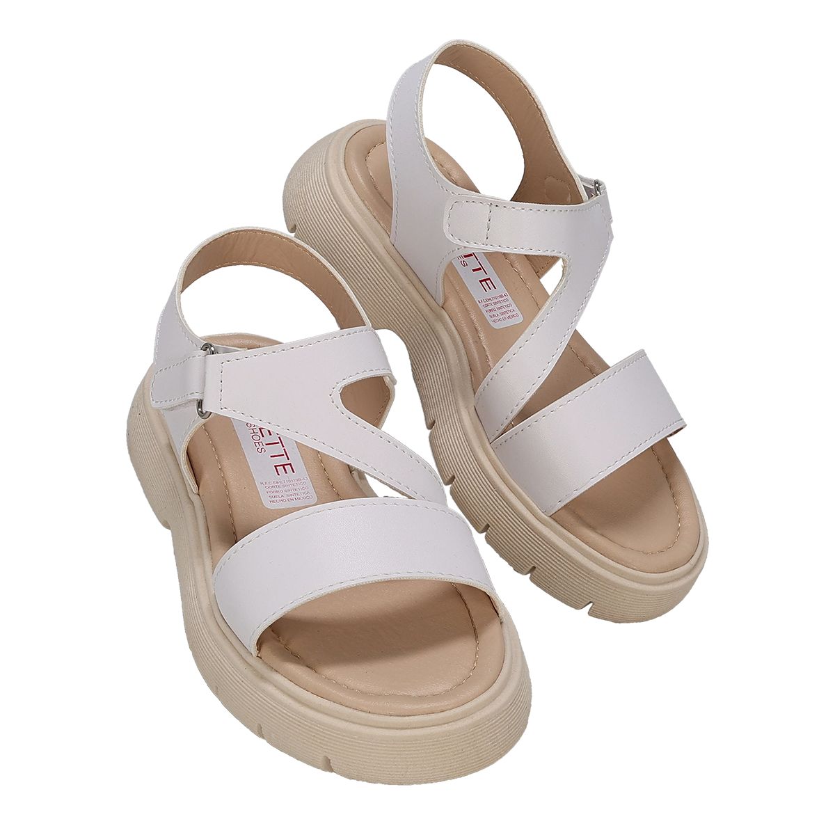 SANDALIA INFANTIL LIZETTE SHOES 1103 BLANCO-OUTLET